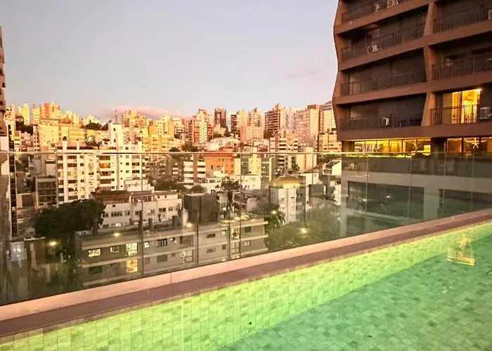 Skyline Rooftop Moinhos 1206 With Balcony * Porto Alegre
