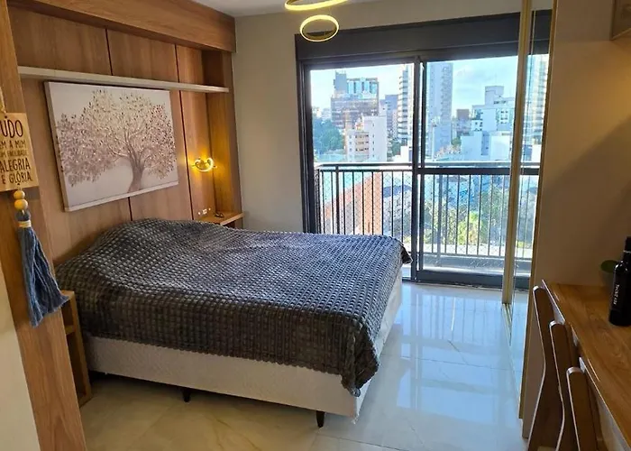 Skyline Rooftop Moinhos 1206 With Balcony * Porto Alegre